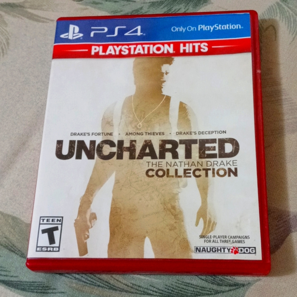 Uncharted 1,2,3 ps4 game